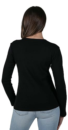 Brix Women's Long Sleeve Tee - Crewneck Cotton T-Shirt Tagless Super Soft Classic and Fitted.2