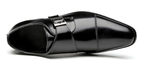 Mens Loafers Buckle Monk Strap Loafers Shoes Business Casual Leather Formal Dress Slip On Shoes for Men3
