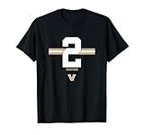 Vanderbilt Football: Diego Pavia 2 Stripe T-Shirt