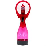 EXTRWORY Ventilatore nebulizzatore portatile portatile con spray d'acqua fine per rinfrescare la stagione calda, a basso rumore, 36 dB, leggero, struttura in polipropilene, 300 g, per uso in aula e il