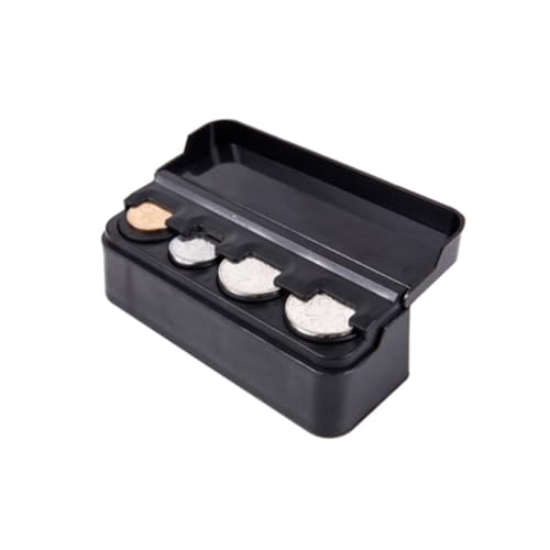 Organizador para monedas para auto 2 piezas negro miniatura 7