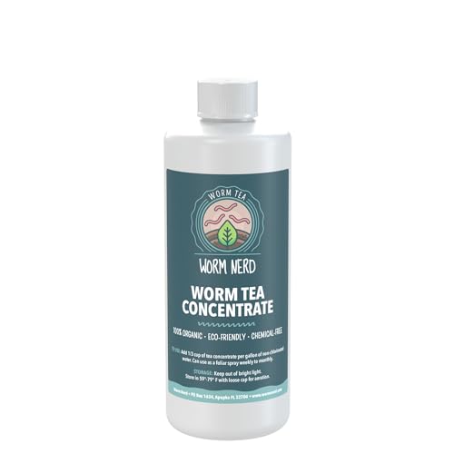 Worm Nerd’s Worm Tea Concentrate para jardinería 1pt
