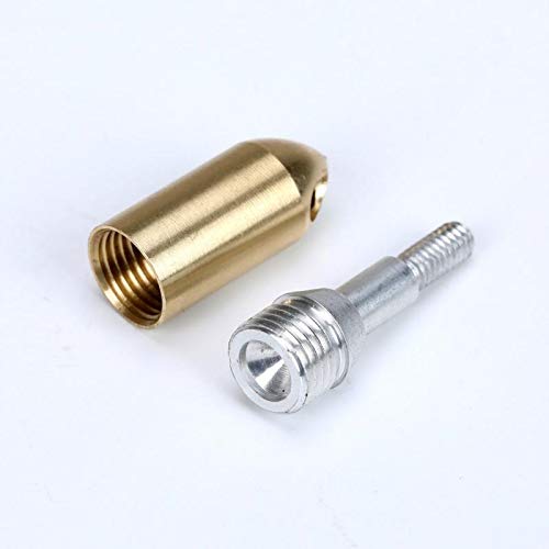 Accmos 1Pc/6Pcs Whistle Broadheads Whistling Field Points Target Gold Arrowheads 100 Grain Copper Arrow Head For Diy Hunting Arrow (6Pcs) #TOP2