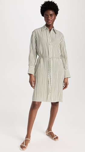 Image of Vince Women's Coast Stripe Short Shirt Dress