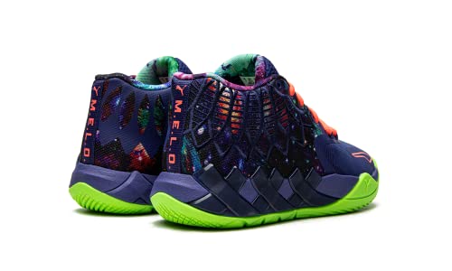 PUMA Youth MB1 JR Galaxy 376887 07 - Size 7C Elektro Blue/Green Gecko3