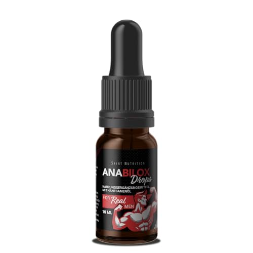 Saint Nutrition® Anabilox Drops – Muskelaufbau Tropfen - Unterstützt Muskelmasse und Regeneration - Supplement für Kraft und Ausdauer - Ohne künstliche Zusatzstoffe - Für intensives Workout Saint Nutrition® Anabilox Drops – Muskelaufbau Tropfen - Unterstützt Muskelmasse und Regeneration - Supplement für Kraft und Ausdauer - Ohne künstliche Zusatzstoffe - Für intensives Workout