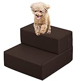 ottostyle.jp ドッグステップ PVCレザー Mサイズ 幅40cm×奥行き45cm×高さ30cm 【ブラウン】 抗菌・防臭 愛犬のソファやベッドの昇り降りに！ドッグステップで安心・安全！