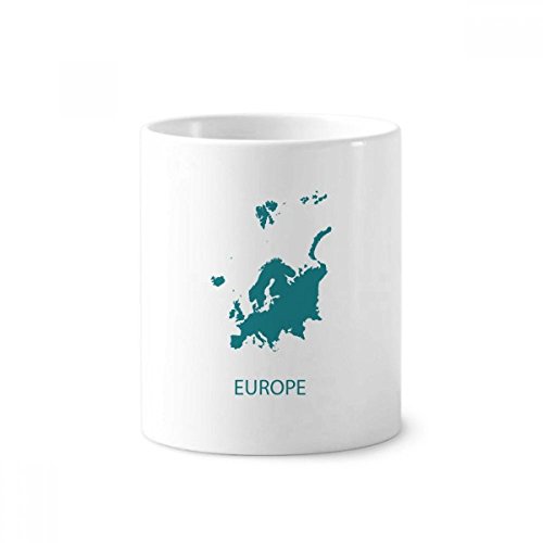 Organiseur céramique Europe 9.6cm pour ranger brosses à dents et stylos éparpillés