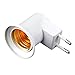 Produktbild E27 Sockel,E27 Professionelle Super Leichte Lampe Licht Steckdose Lampensockel Lampenfassung Mit Schalter Eu-stecker
