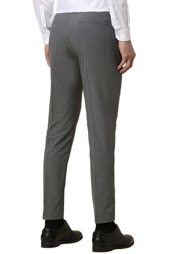 Image of Allen Solly Men Mid Rise Work Regular Fit Utility Pants