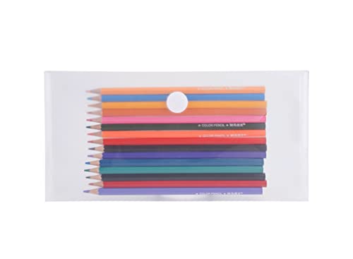 YESSART Envelopes de plástico transparente nº 10, 5 x 25, porta-notas de dinheiro, pacote com 10, fe