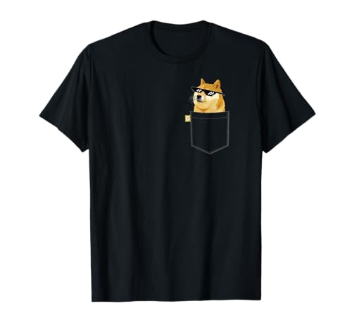 Doge Coin Chemise à fausses poches...