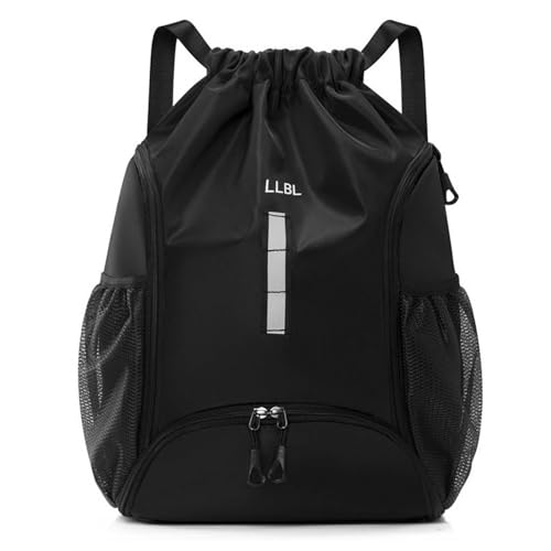 Mochila Cuerdas Impermeable, Bolsas De Cuerdas Para Gimnasio, Bolsa Impermeable Gimnasio, Bolsa Mochila Cuerdas Deporte Gimnasio Mochila Futbol Con Zapatillero, Con Correa Ajustable,Para Hombre,Mujere