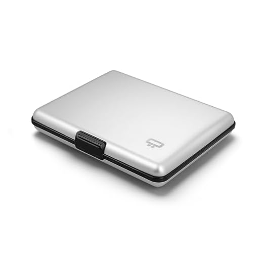 Ögon Smart Wallets - Portefeuille Big Stockholm Format Carte d'identité et Permis de Conduire - RFID Protection : protège Vos Cartes Contre la fraude - Jusqu'à 10 Cartes - Silver