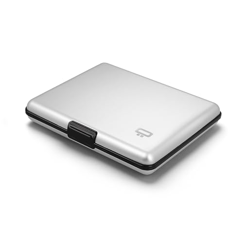 ÖGON -DESIGNS- Portefeuille en Aluminium, Format Carte d'identité, permis de Conduire, Protection RFID Contre la fraude et la démagnétisation, modèle Smart Case BIG...