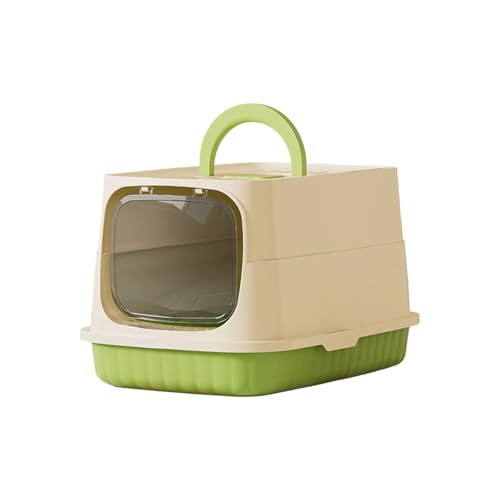 Arenero para gato grande cerrado con tapa y pala miniatura 1