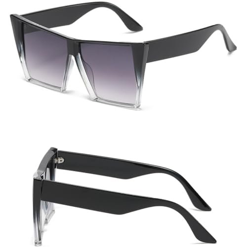 SPOAVGYZ-Oversized Sunglasses Women's Fashion Jelly Color Sun Glasses Women Gradient Lens Eyewear UV4004