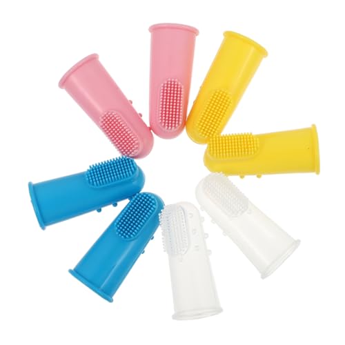PEPLAYTAL 12Piezas Niño Niña De Silicona Para Cuidado Oral Infantil Limpiador Suave Para Masaje Oral y Limpieza De Lengua