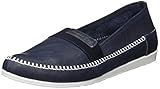 butterweiches Leder Andrea Conti Damen 0029612 Flacher Slipper, d.blau, 40 EU