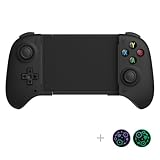 8Bitdo Ultimate Mobile Gaming Bluetooth Controller for Android Devices with Hall Effect Joysticks and Hall Triggers, Back Buttons, Mapping and Turbo Function (Black)