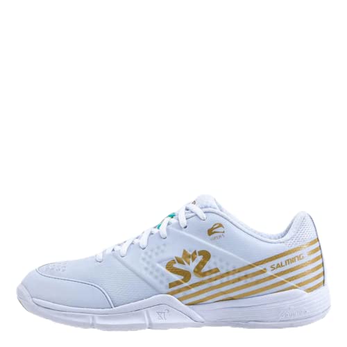 Salming Viper 5 Chaussures de sport d'intérieur pour femme, blanc (blanc), 40.5 EU