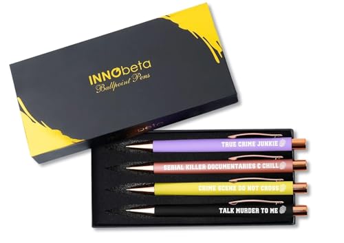 True Crime Pen Set 4-Pack