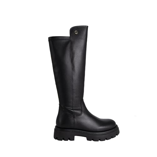 Alviero Martini Prima Classe Stivale con Tacco Basso Nero n.