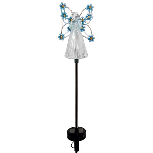 Lampe solaire d'ange étanche automatique en résine pour patio