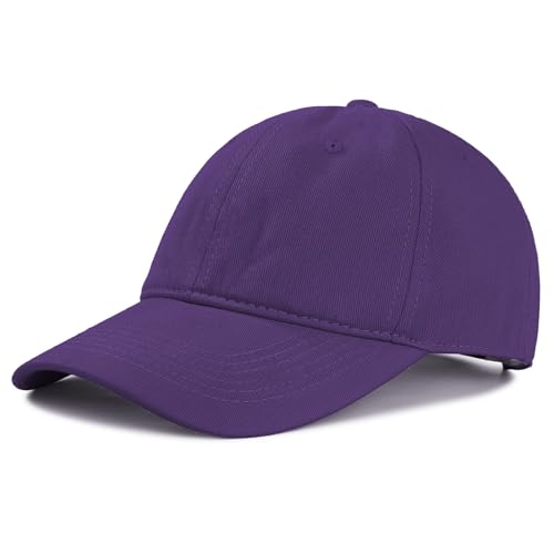 Image of American Trends Baseball Cap for Women Men Adjustable Cotton Dad Hat, Classic Plain Ponytail Hat for Workout & Everyday Wear