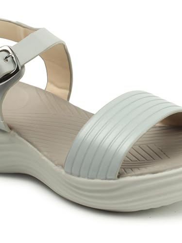 Image of Carlton London women's Lightweight Comfort Wedge Ankle Strap Sandals