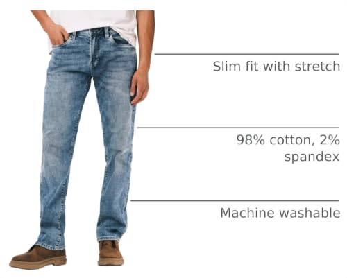 Image of Buffalo David Bitton Men's Straight Six Jeans