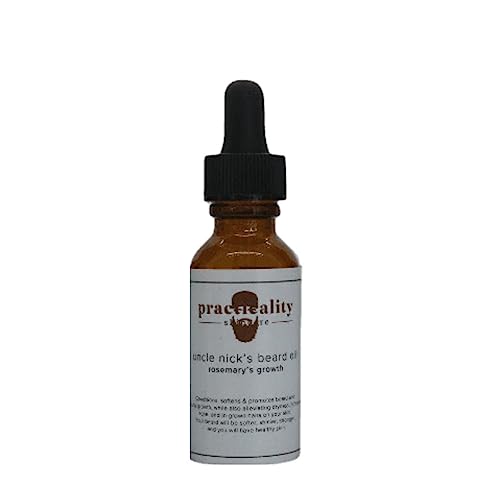 Practicality Uncle Nick's Beard Oil Rosemary's Growth| Jojoba and Argan Beard oil| Rosemary Essential Oil |30 ML | 1 Pc