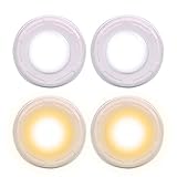 [New Version] TOMOL Super Bright COB LED Cordless Switch Light, Tap Light, Battery Operated LED Night lights, Under Cabinet, Shelf, Closet, Nightlight Kitchen RV 3-pack