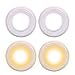 [New Version] TOMOL Super Bright COB LED Cordless Switch Light, Tap Light, Battery Operated LED Night lights, Under Cabinet, Shelf, Closet, Nightlight Kitchen RV 3-pack