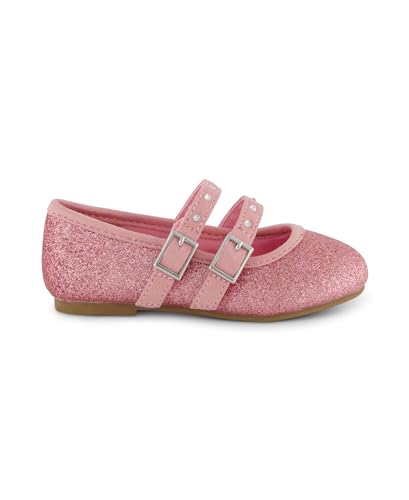 Jessica Simpson Toddler Girls Pink Glitter Ballet Sandal2