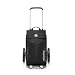 reisenthel Citycruiser glossy dots black – Praktische Einkaufstrolley mit mehreren großen Fächern (Gestell + Tasche)-Set