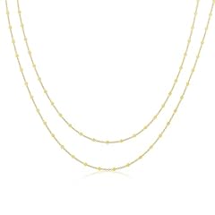 layered multiple chain-gold
