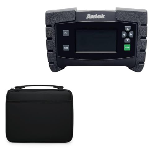 BoxWave Case Compatible with Bosscomm IKEY-820 (4.3 in) - Hard Shell Briefcase, Slim Messenger Bag Briefcase Cover Side Pockets - Jet Black