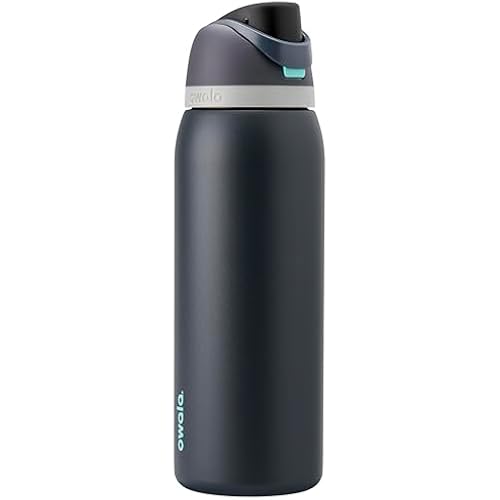 Owala FreeSip Stainless Steel Water Bottle 40 oz Foggy Tide