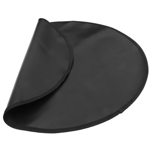 BESPORTBLE Fire Mat Portable Camping Grill Mat Grills Grill Pads for Outdoor Grill Fireproof Cushion Convenient Fire Mat Fiberglass Fire Mat Grill Supply Black Aluminum Foil Fiber