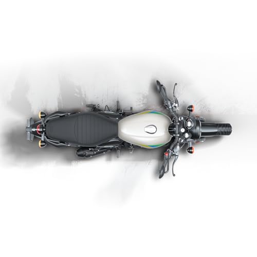 Image of Royal Enfield Hunter 350 with Disc & Alloy Wheels Motorcycle (Rio White) Booking for Ex-Showroom Price