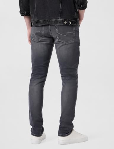 Image of Symbol Premium Men's Slim Fit Stretchable Jeans | Casual Denim | Cotton Stretch | Fashion Shades of Black & Blue (Available in Plus Sizes)