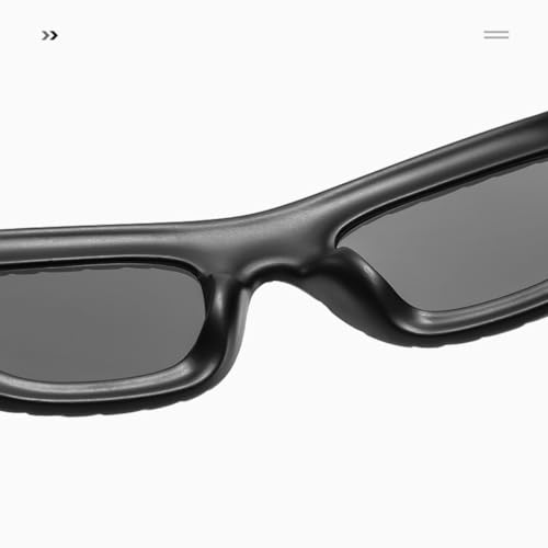 Vintage Small Punk Rectangular Sunglasses Men Women Luxury4