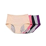 Women's Incontinence Underwear, Upgrade Leakproof Underwear 2025 Waist Panties for Womens Over 60 Incontinence Women (E,5XL)