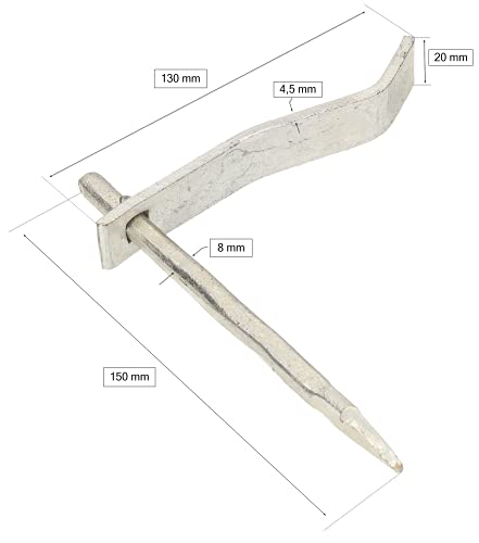 KOTARBAU® 10er Set Putzhaken 150x130mm zur Befestigung von Putzbrettern am Mauerwerk