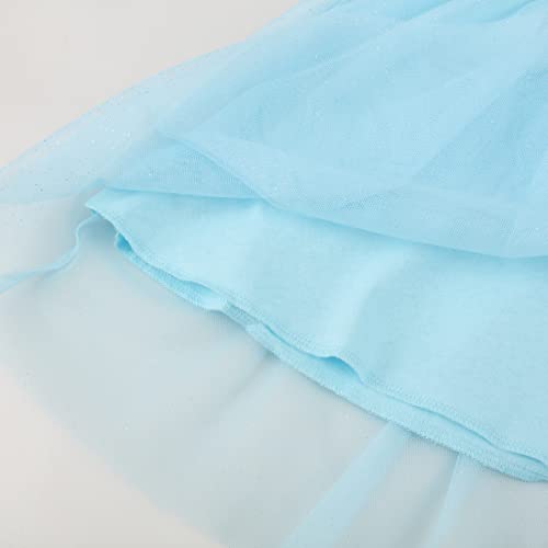 Little Girls Short Sleeve Cotton Casual Dress Cartoon Appliques Playwear Basic Shirt Jersey Dresses4