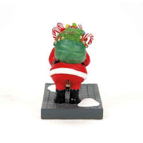 Department 56 6013403 Christmas In The City Village Accessories Sharing The Sweetness Santa Figurine- Hand Crafted Porcelain Mini Figurines Christmas Village Home Decor Collection thumb #4