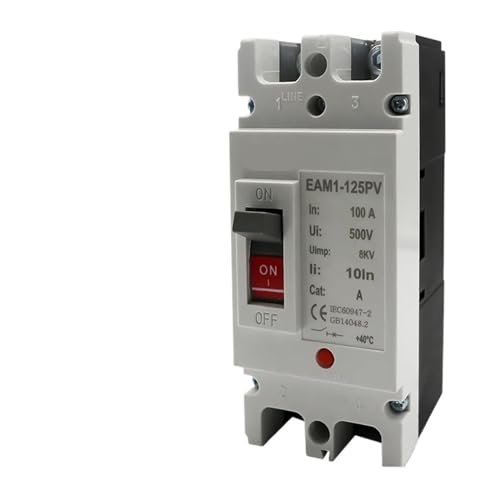 MCCB DC 500V 160A : disjoncteur boîtier moulé pour protection de surcharges photovoltaïques