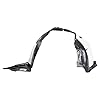 TRQ Front Right Inner Fender Liner Black Passenger Side Compatible with 2015-2023 Nissan Murano NI1249153 #2