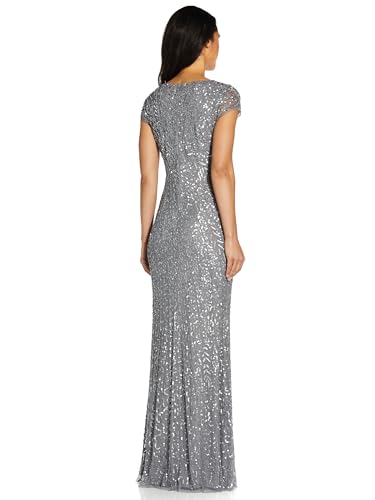 Adrianna Papell Women's Beaded Mermaid Gown2